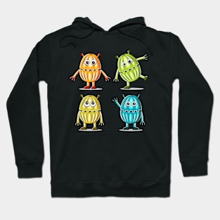 Monster funny set Hoodie